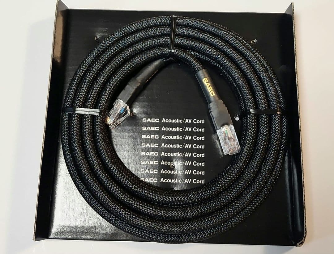 ★SAEC オーディオ用高品質LANケーブル SLA-500 3.0m 未使用