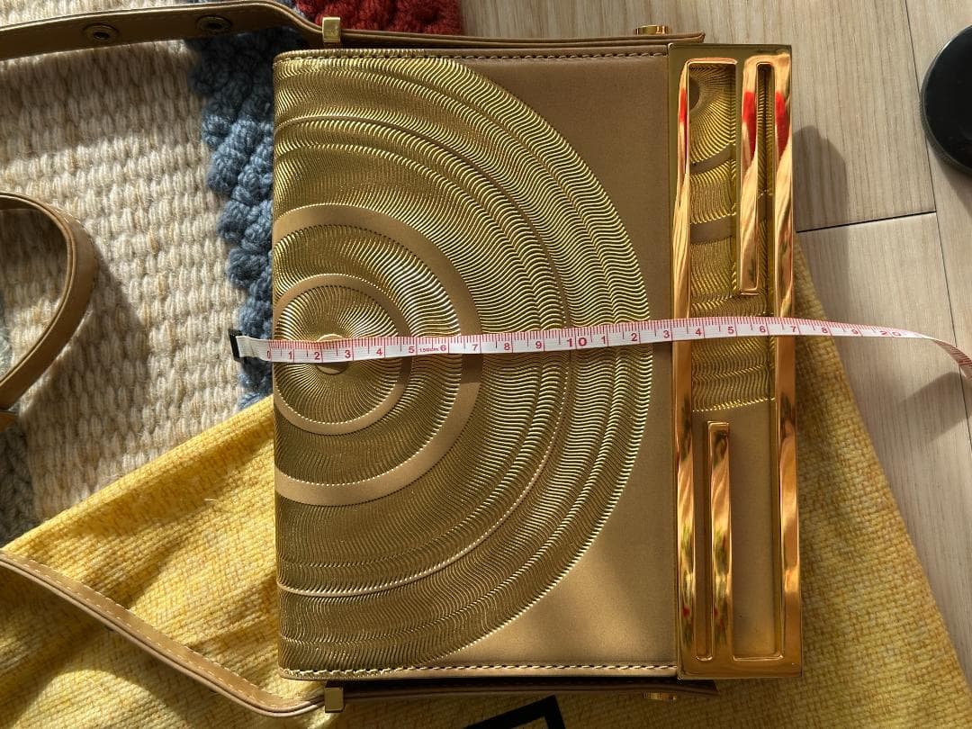 Fendi ゴールド パーティーバッグ