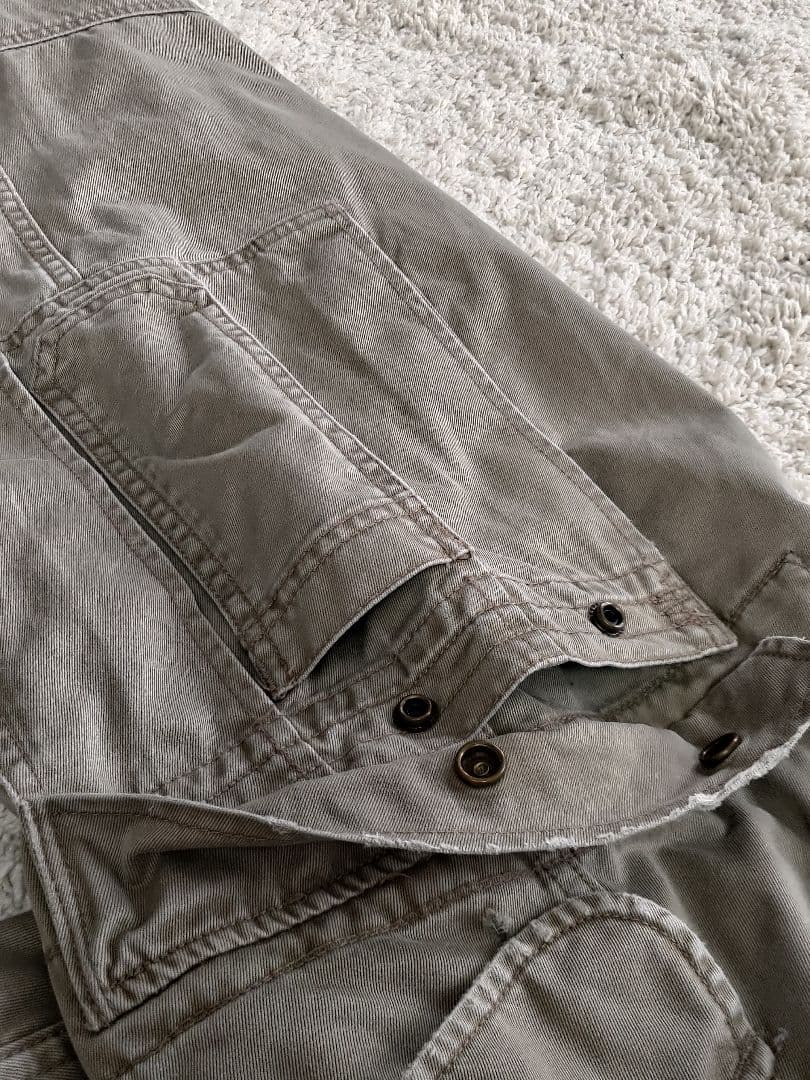 00' ラルフローレン カーゴパンツW32L30 ダメージ加工RRL