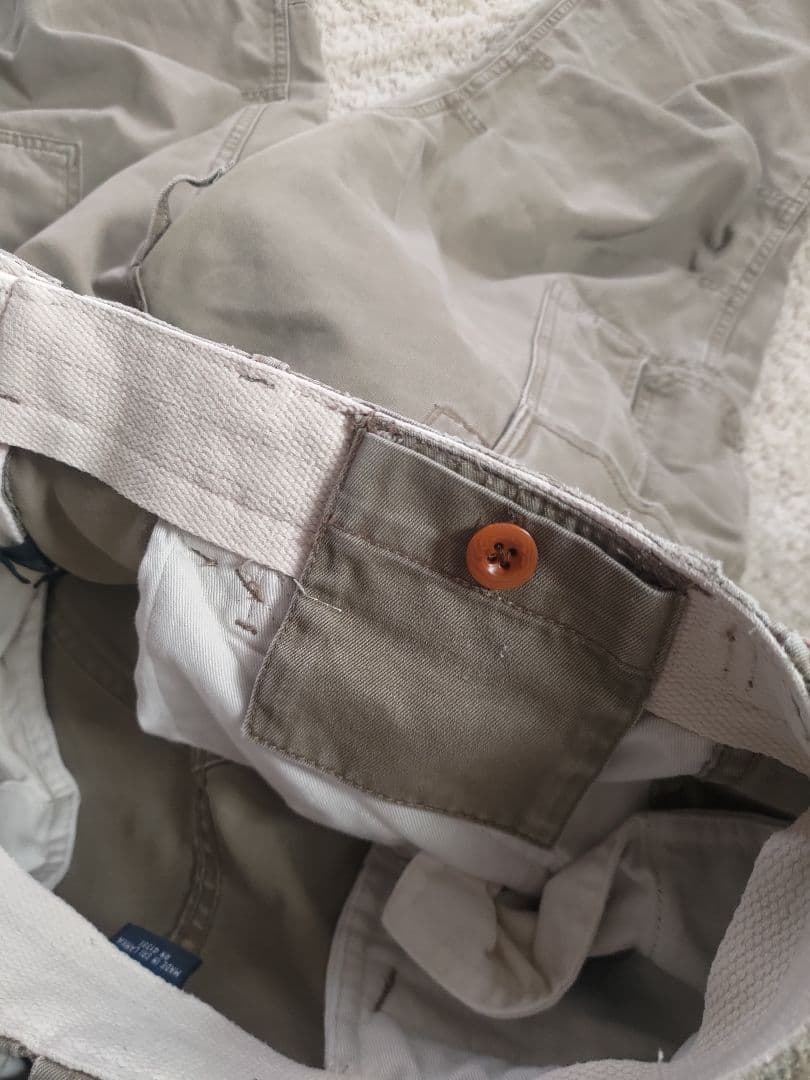 00' ラルフローレン カーゴパンツW32L30 ダメージ加工RRL