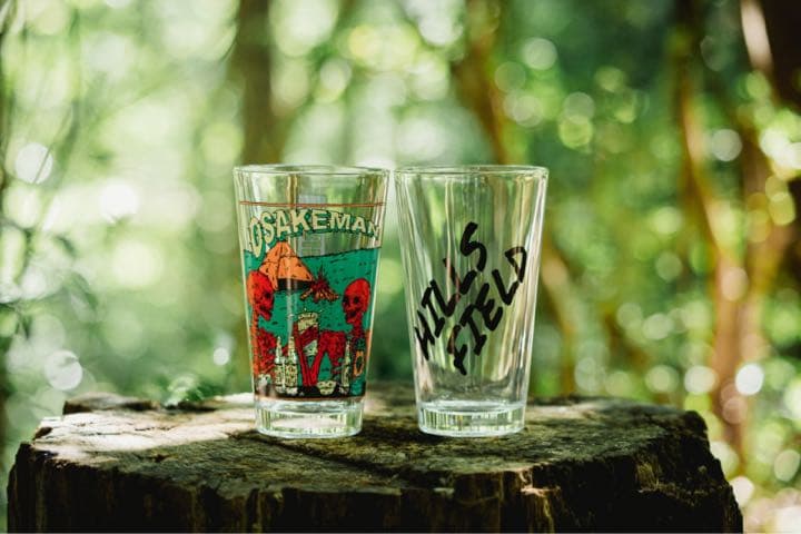 新品未使用】ヒルズフィールド パイントグラス セット 伊豆のぬし釣り