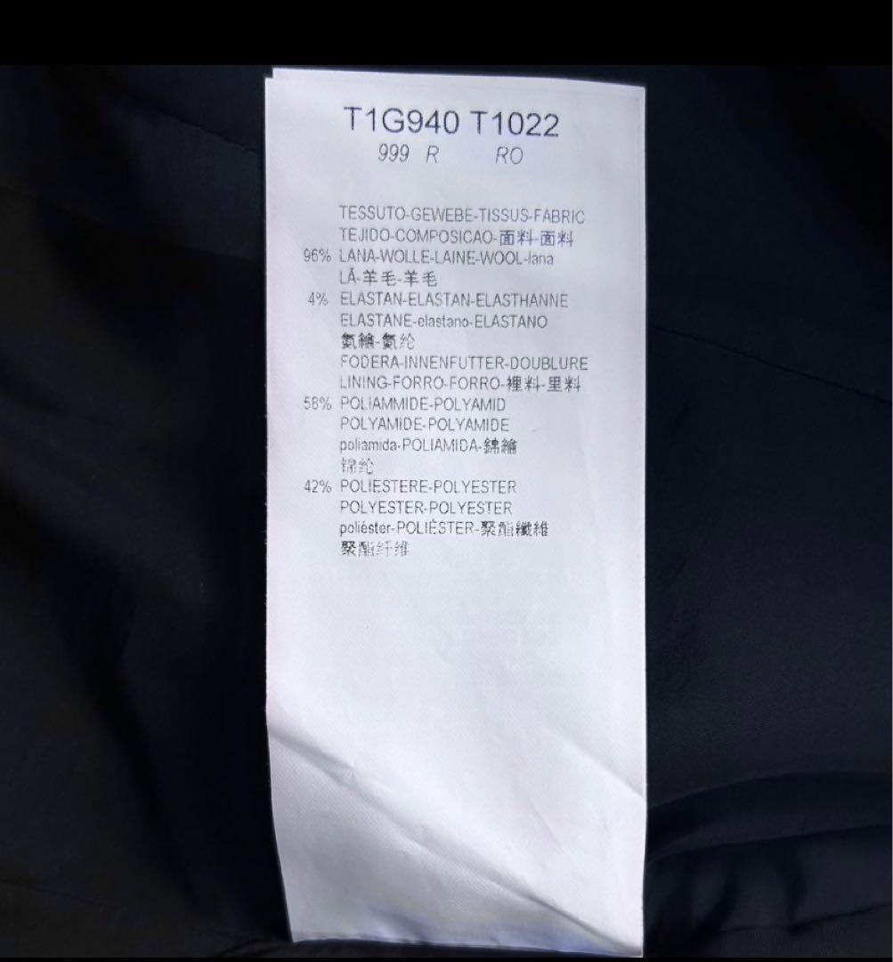 《半額セール》新品フェイクテーラード エンポリオアルマーニ ノーカラージャケット