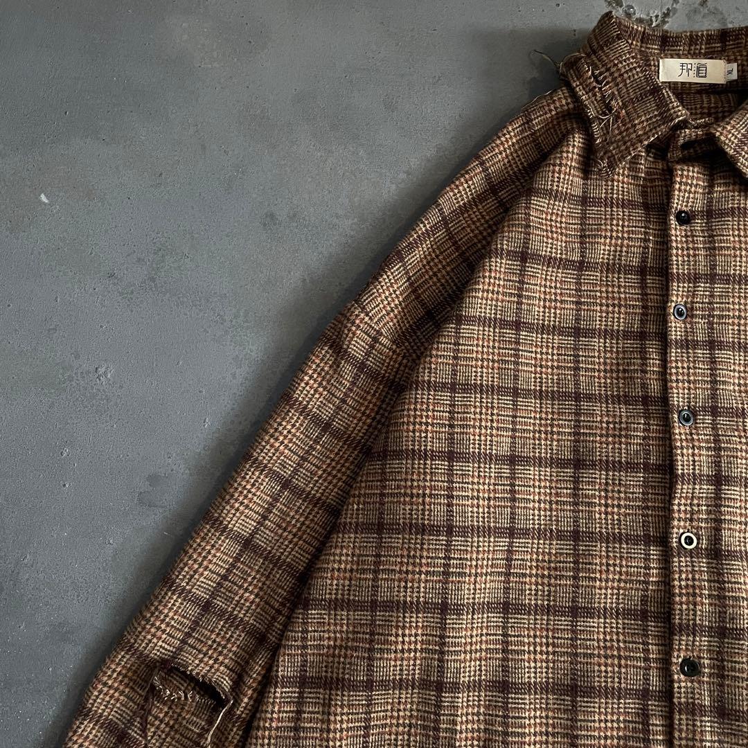 90's grunge “XL“boro flannel shirt