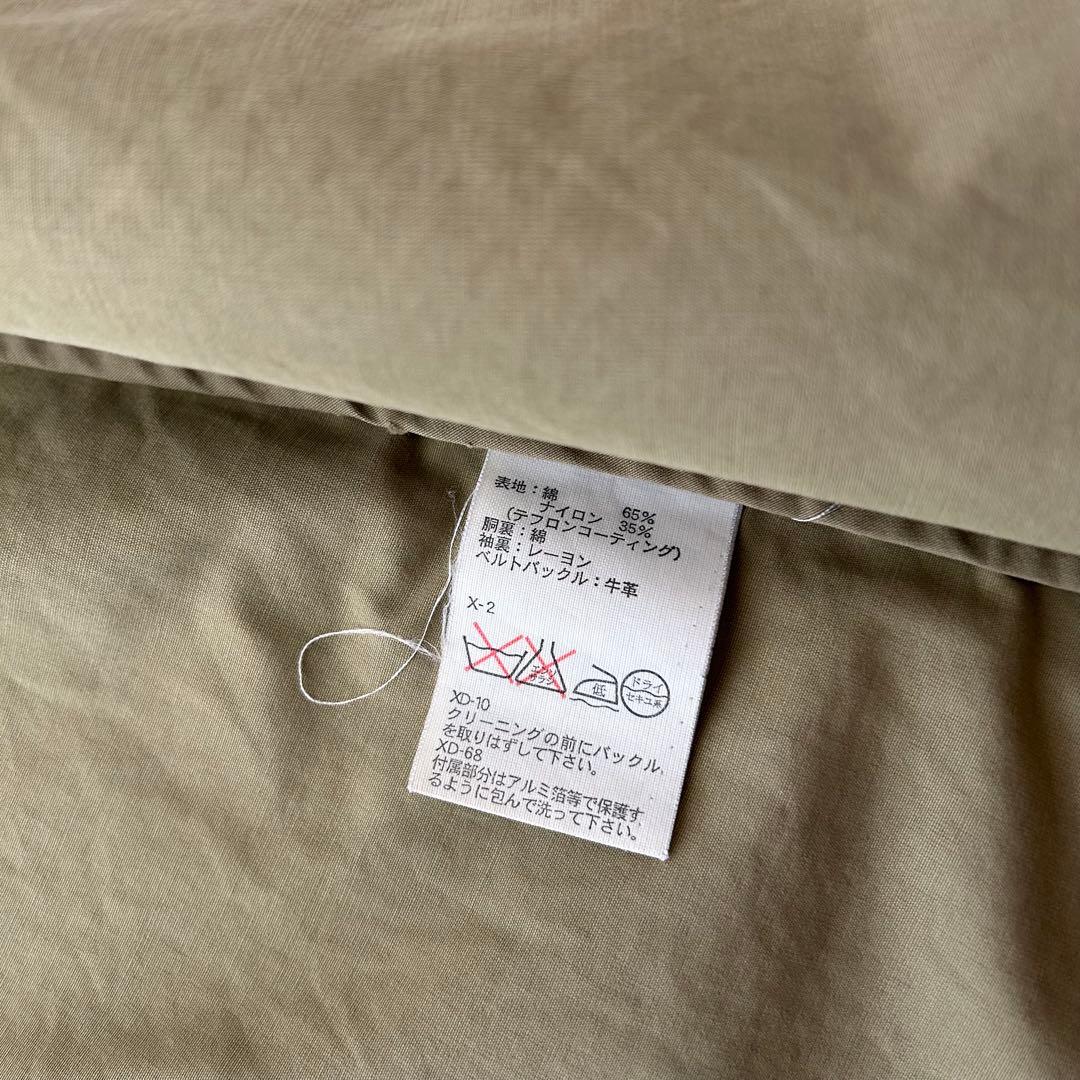 一枚袖 ポロバイラルフローレン ステンカラーコート スプリングコート L カーキ