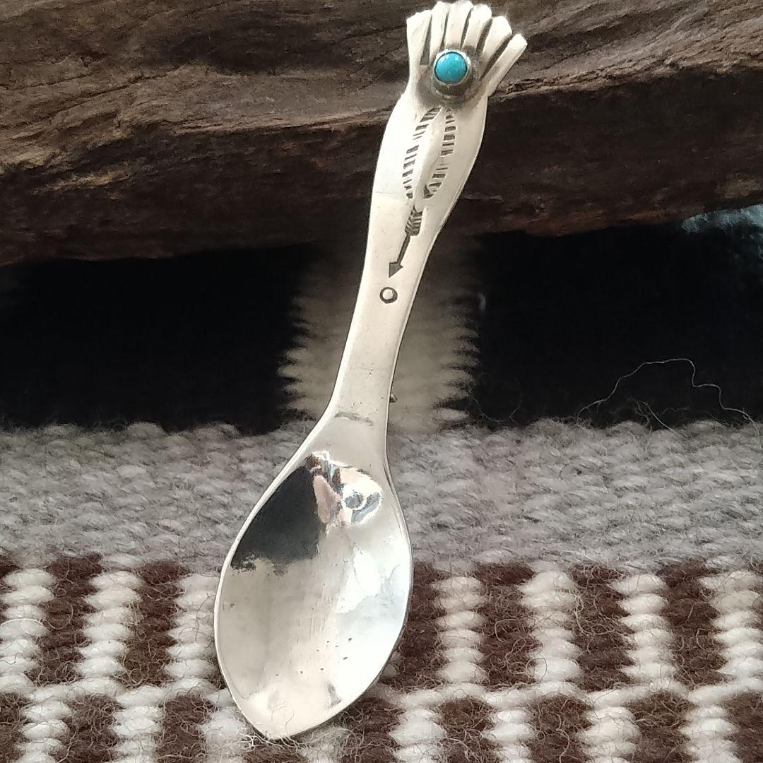 Vintage Fred Harvey Navajo Spoon Brooch - カトラリー(スプーン等