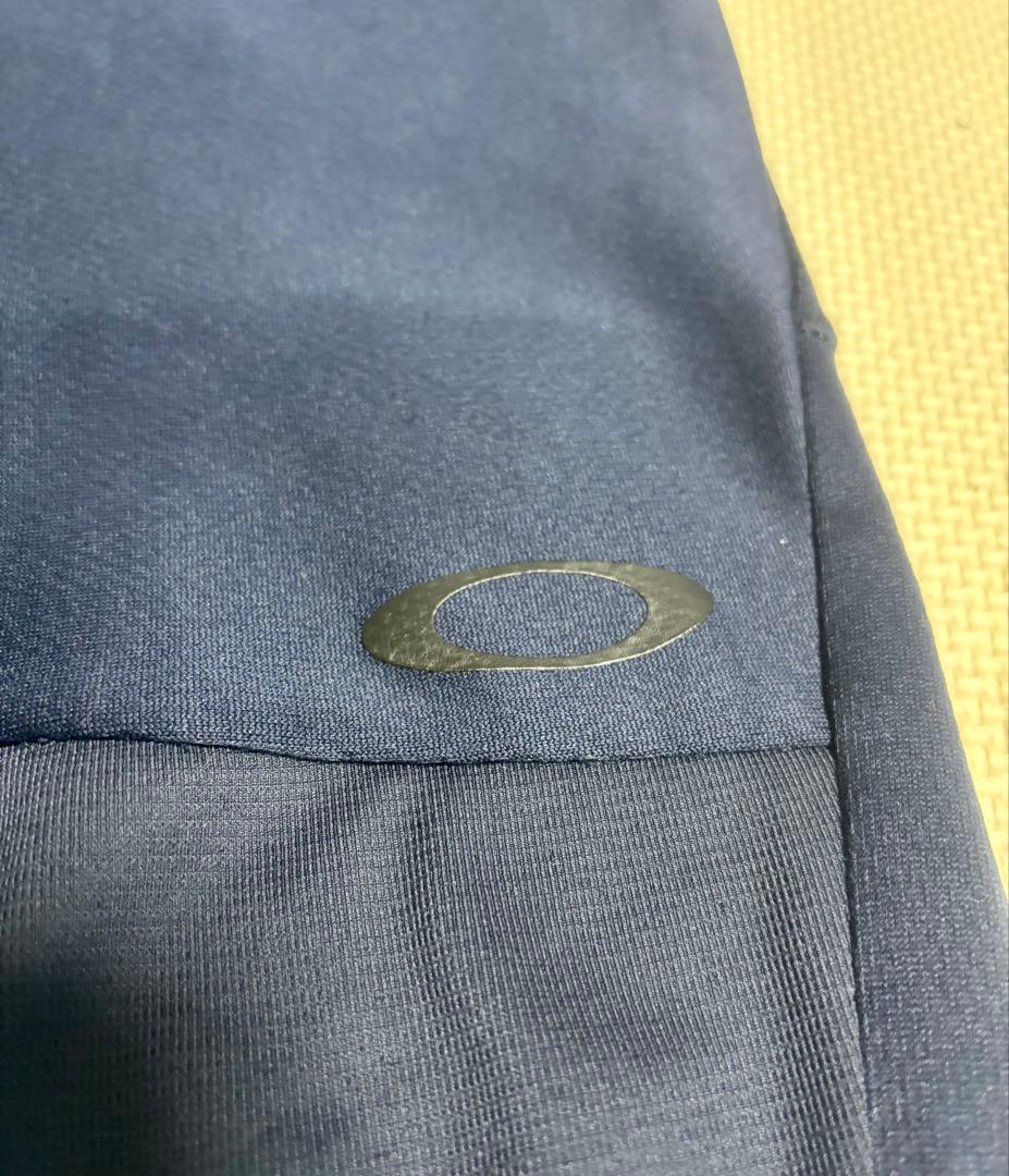 【美品】Oakley ジャージ上下セット ネイビー/ライムグリーン　イエロー