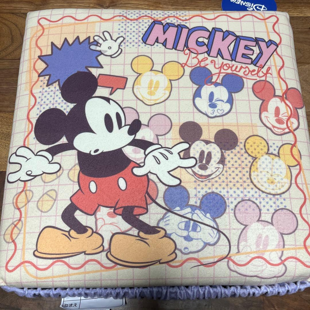 ディズニー ミッキー ミッキーマウス 座布団 シートクッション - メルカリ