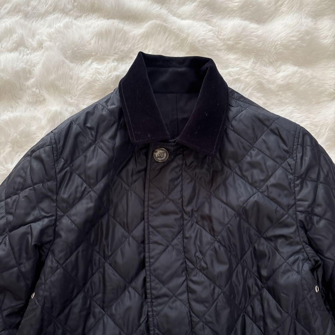 マッキントッシュフィソロフィー リバーシブル ステンカラーコート ネイビー 38