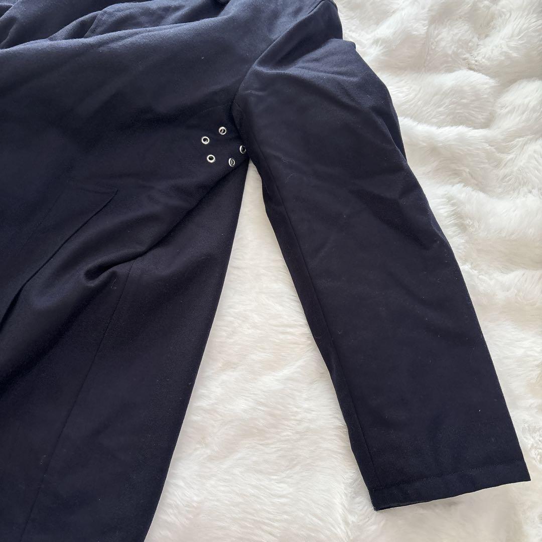 マッキントッシュフィソロフィー リバーシブル ステンカラーコート ネイビー 38