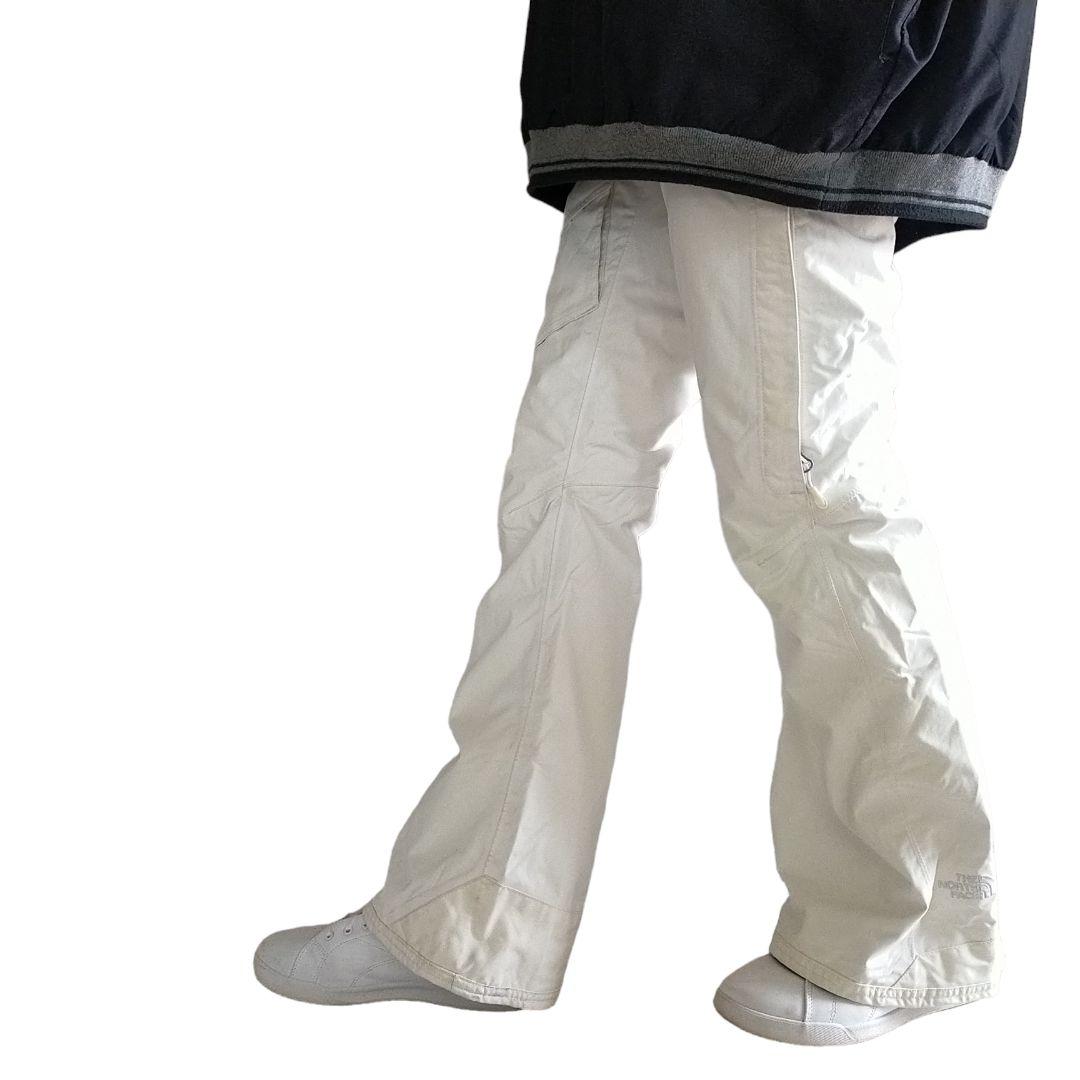 【高機能】US ノースフェイス HYVENT 白 スノーボード パンツ XS