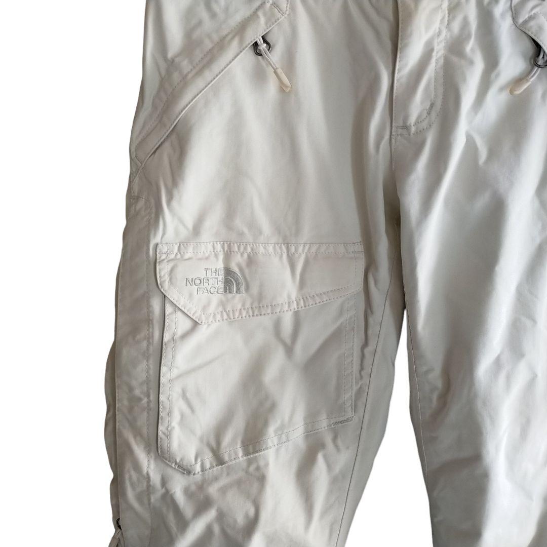 【高機能】US ノースフェイス HYVENT 白 スノーボード パンツ XS
