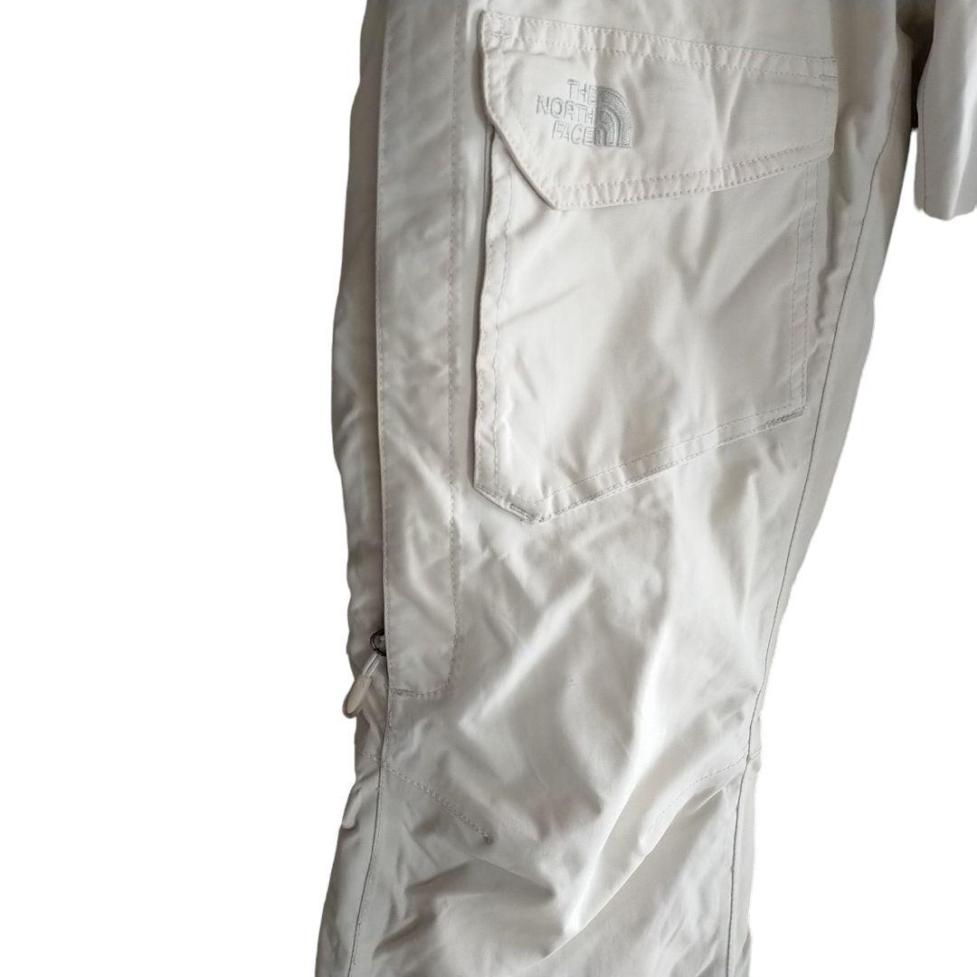 【高機能】US ノースフェイス HYVENT 白 スノーボード パンツ XS