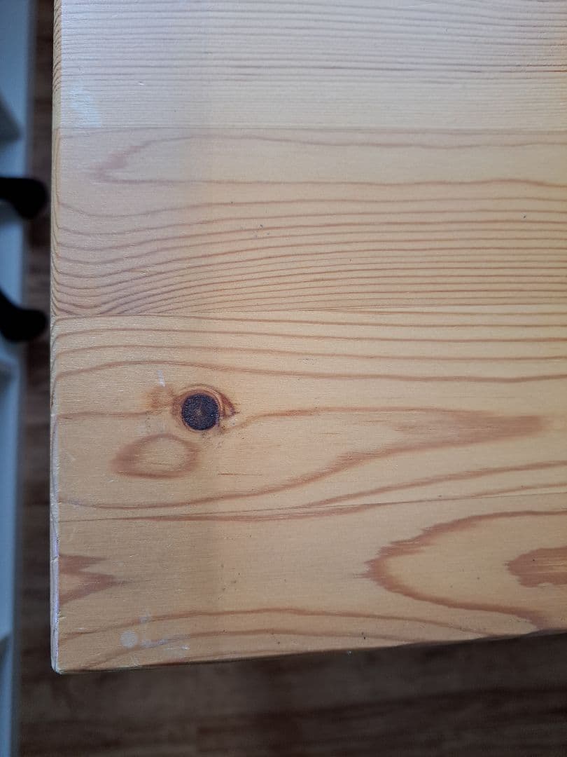 無印良品　学習机　パイン材　廃盤品