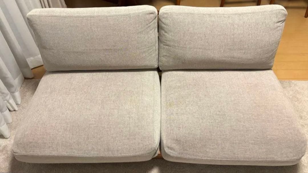 モモナチュラル CLOUD LOW SOFA 2P クラウドローソファ