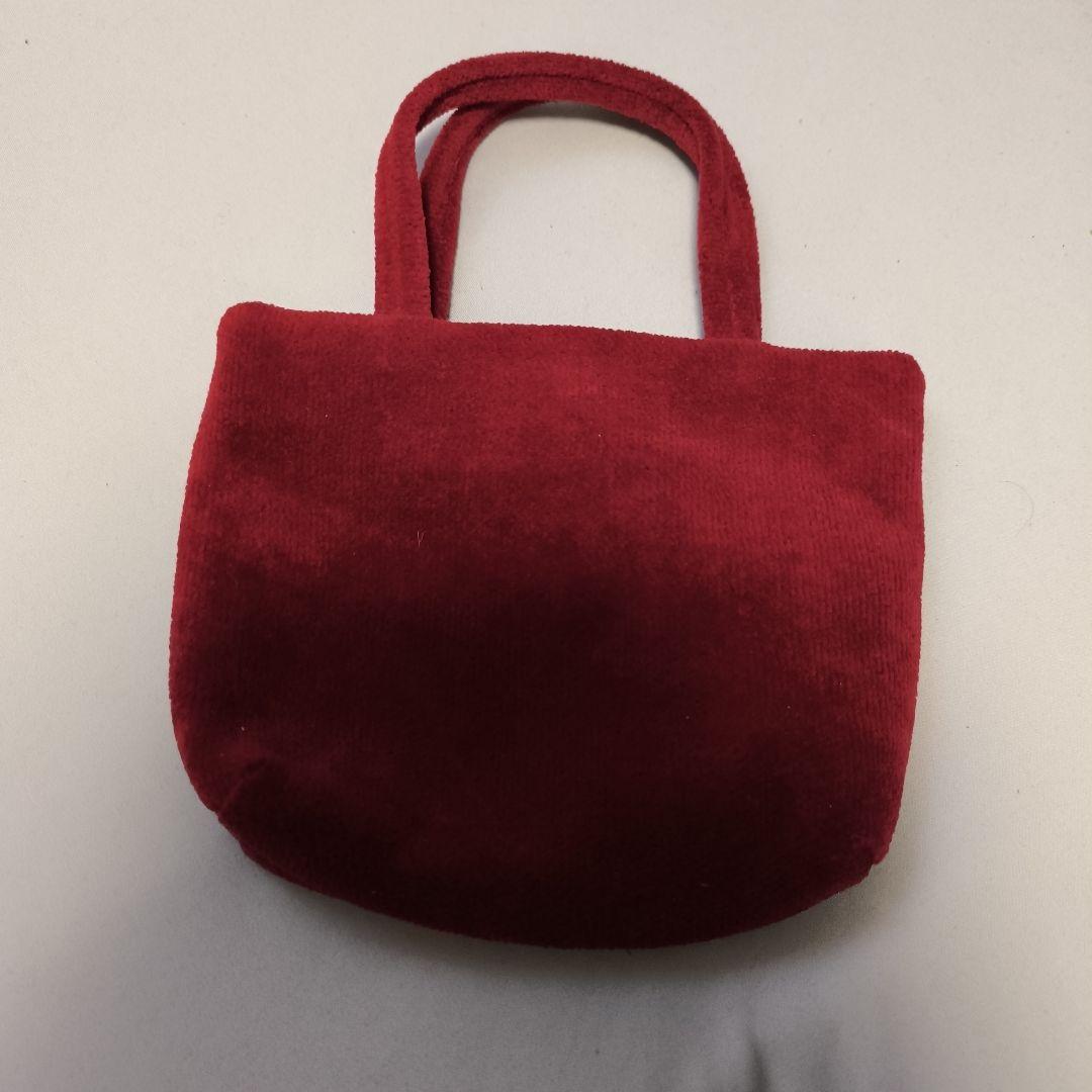 新品未使用ラブラリーFEILERハート模様 ハンドバッグ 赤