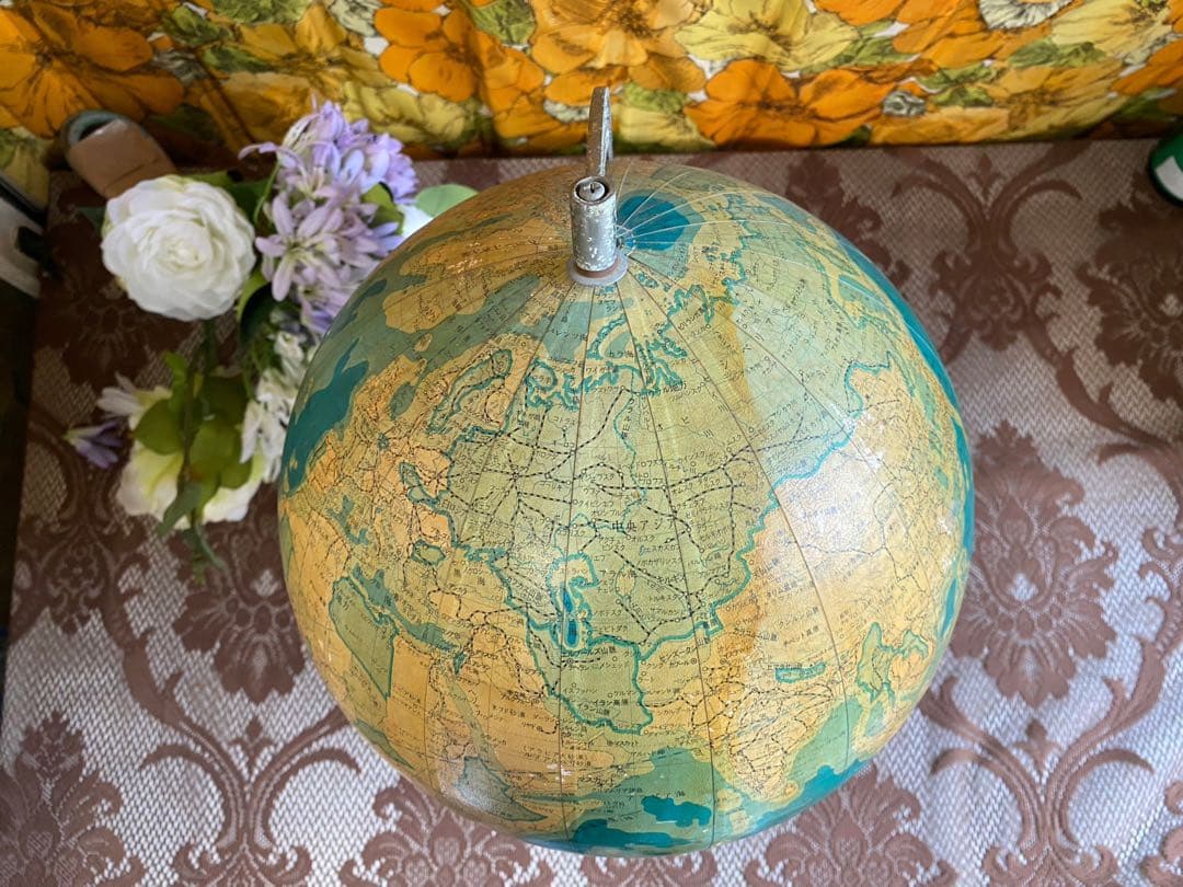 地球儀 月球儀 10号 インテリア アンティーク 昭和レトロ 当時物