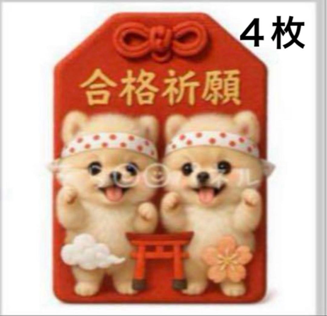 εïз の〜んびり限定品❗️超レアパネル合格祈願ポメラニアンお守り片面11枚