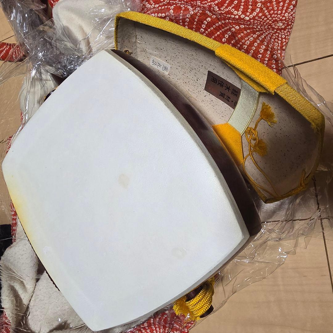 三味線　中棹　ソフトケース付き 紅木 長唄