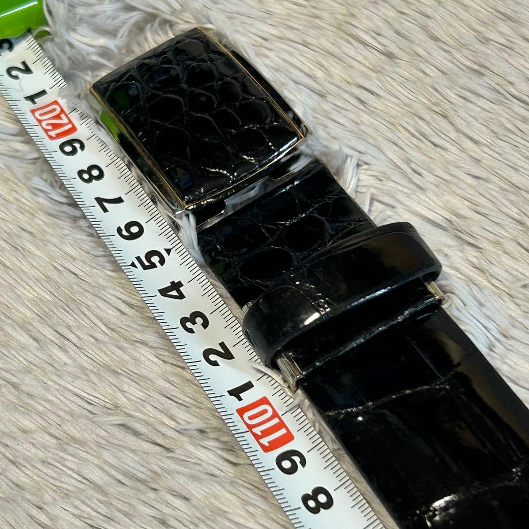 オ*ト様 CROCODILE クロコダイル　メンズベルト　紳士ベルト　長尺ベルト