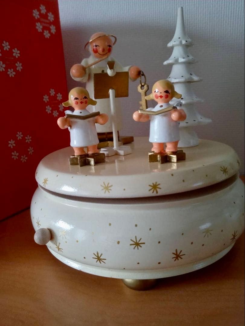 ドイツ REUGE ザイフェン オルゴール 天使 クリスマス