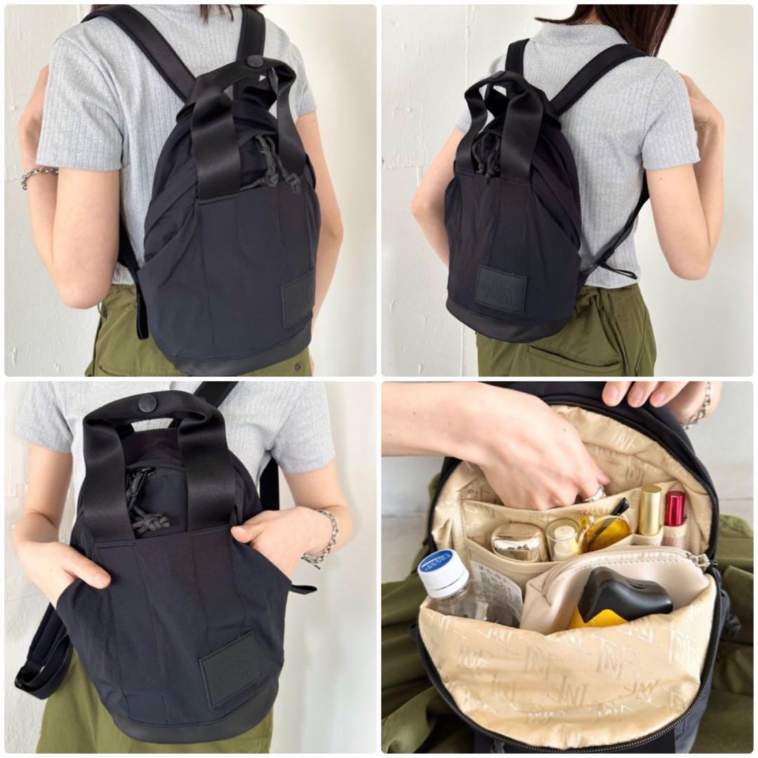 ノースフェイス W NEVER STOP ミニバックパック 5L ブラック色