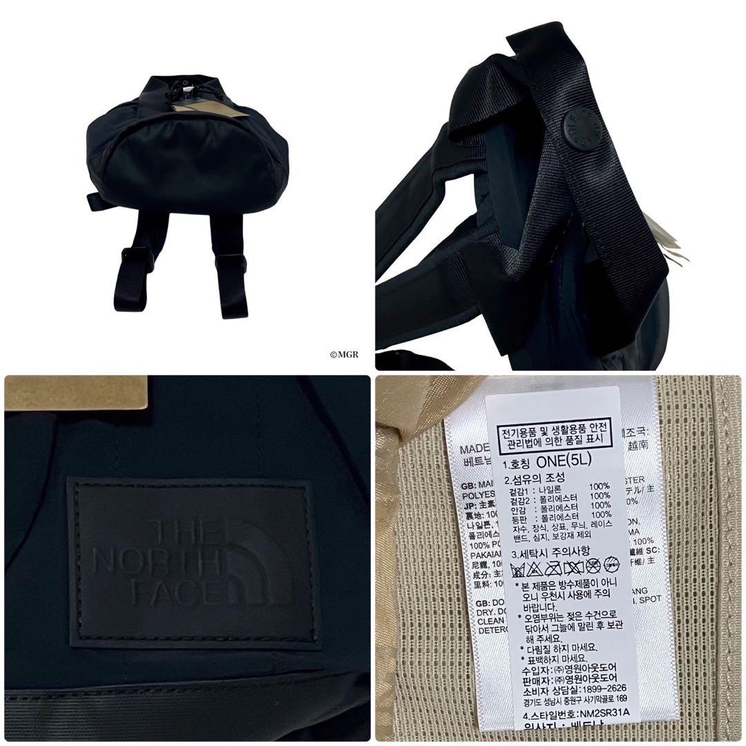 ノースフェイス W NEVER STOP ミニバックパック 5L ブラック色
