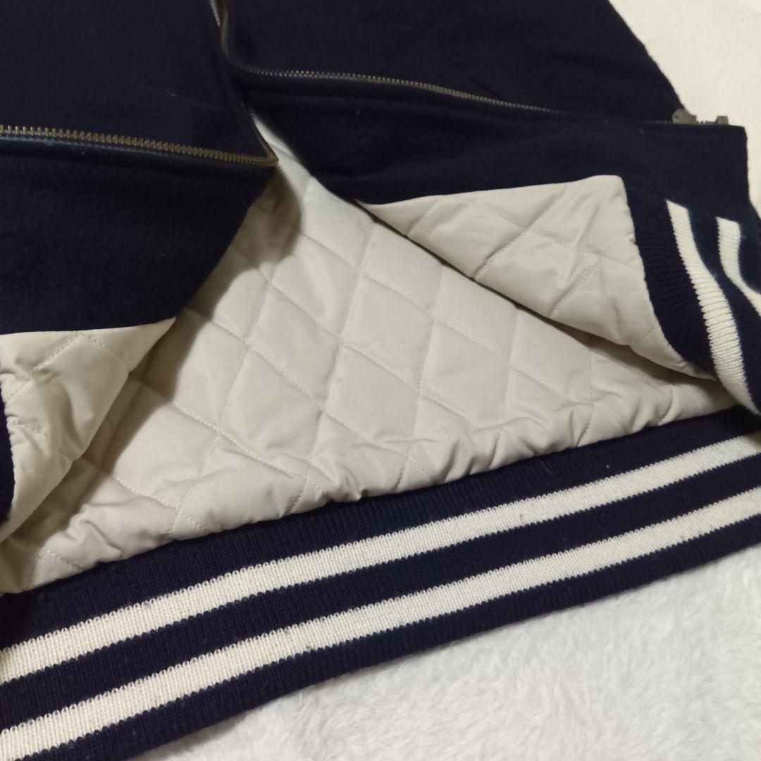 HRМ　BlueBlue　スタジャン　袖帆布　XL　日本製