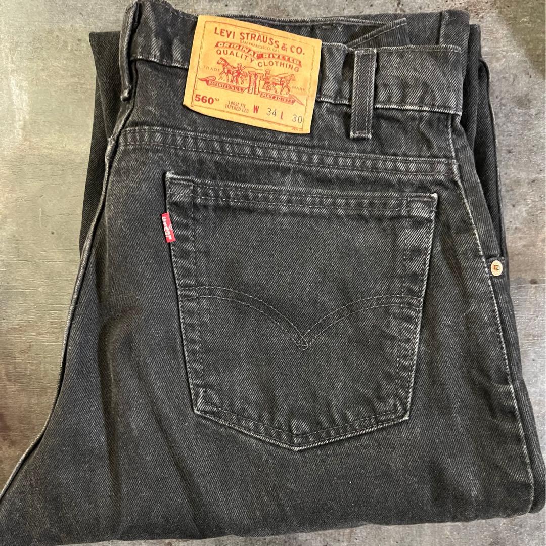 リーバイス560 ブラックデニム　USA製