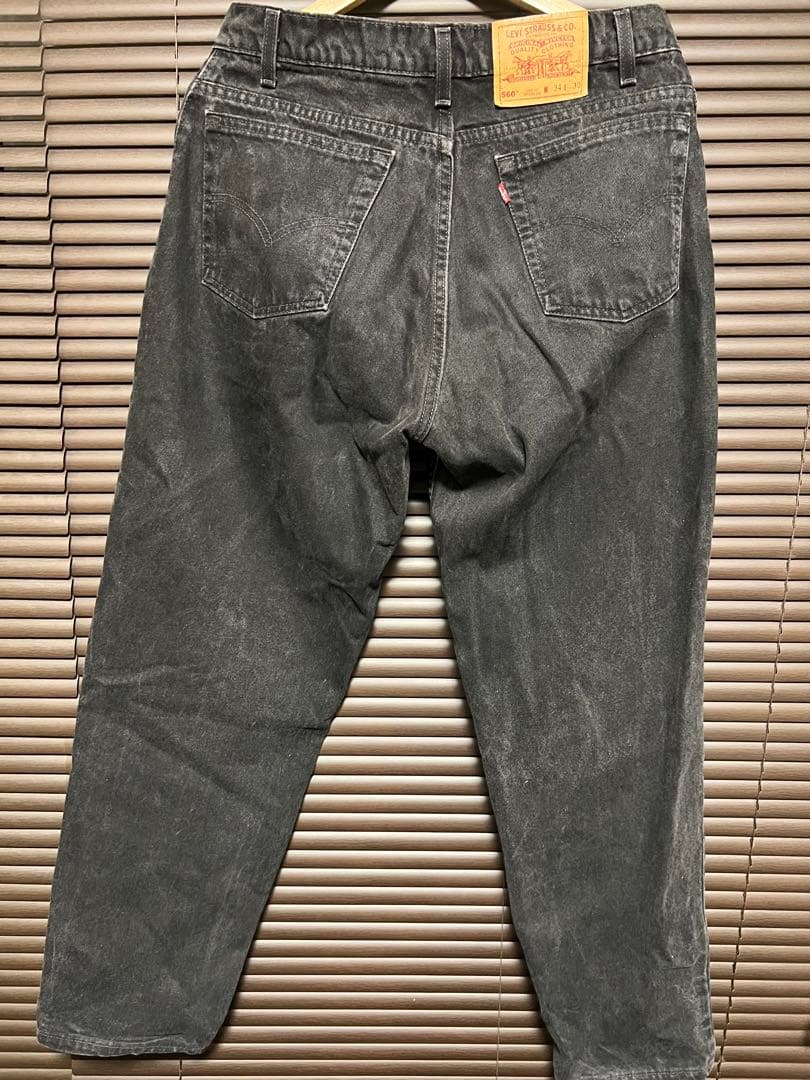 リーバイス560 ブラックデニム　USA製