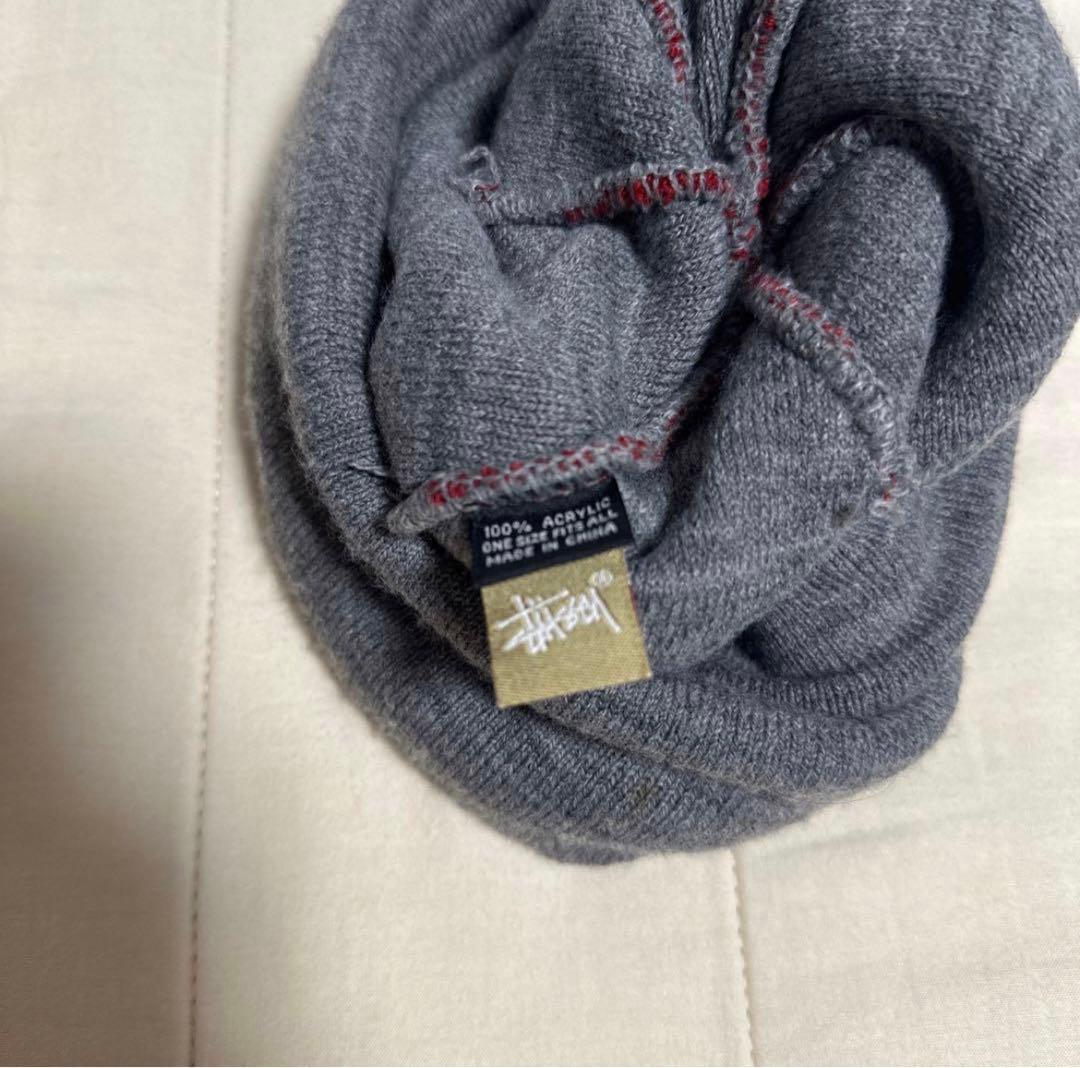 ［希少］old stussy 90s ビーニー　ボンボンニット帽