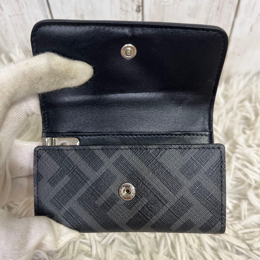 FENDI ズッカ　ズッキーノ　キーケース キーホルダー　PVC レザー　ロゴ