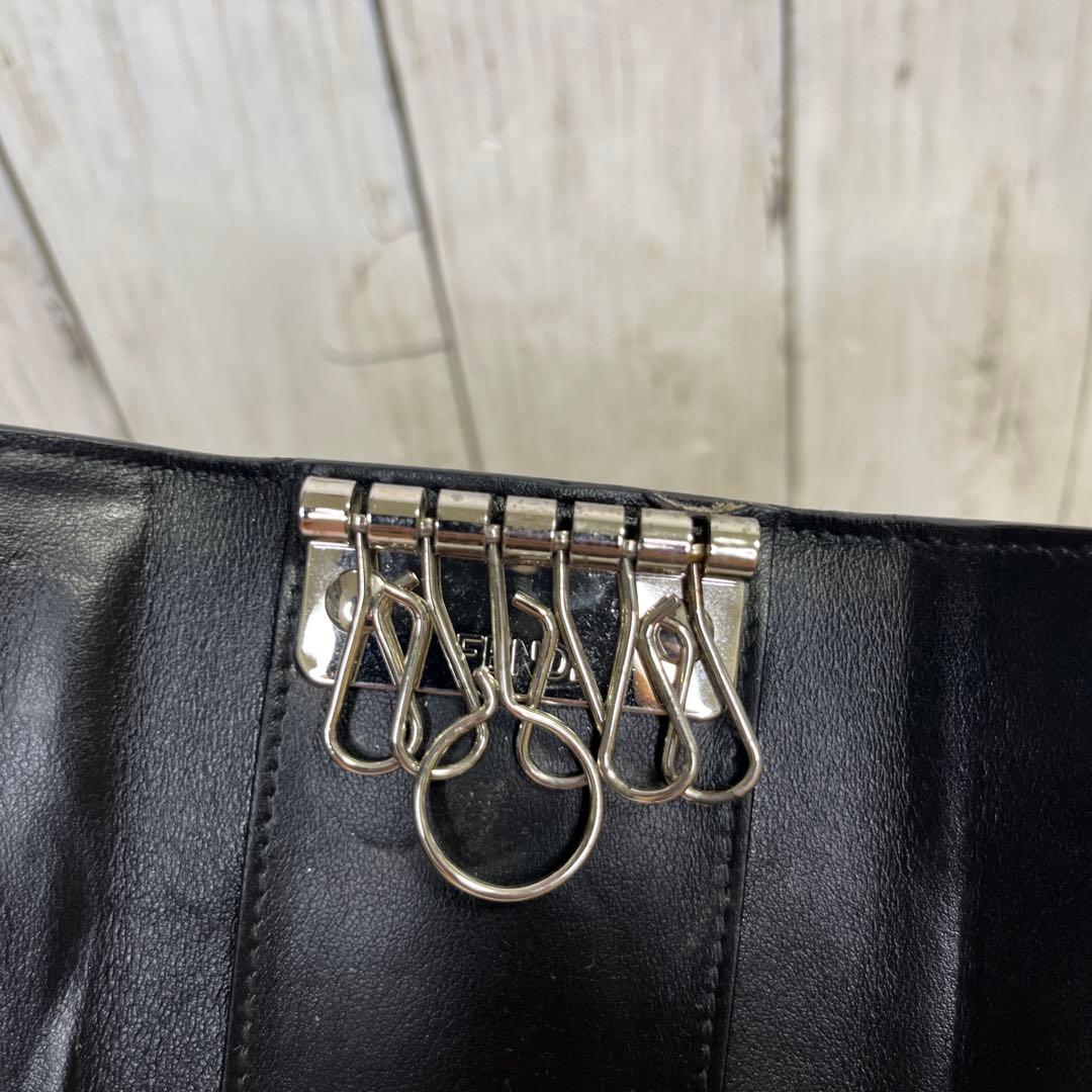 FENDI ズッカ　ズッキーノ　キーケース キーホルダー　PVC レザー　ロゴ