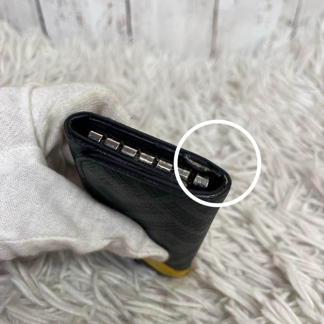 FENDI ズッカ　ズッキーノ　キーケース キーホルダー　PVC レザー　ロゴ