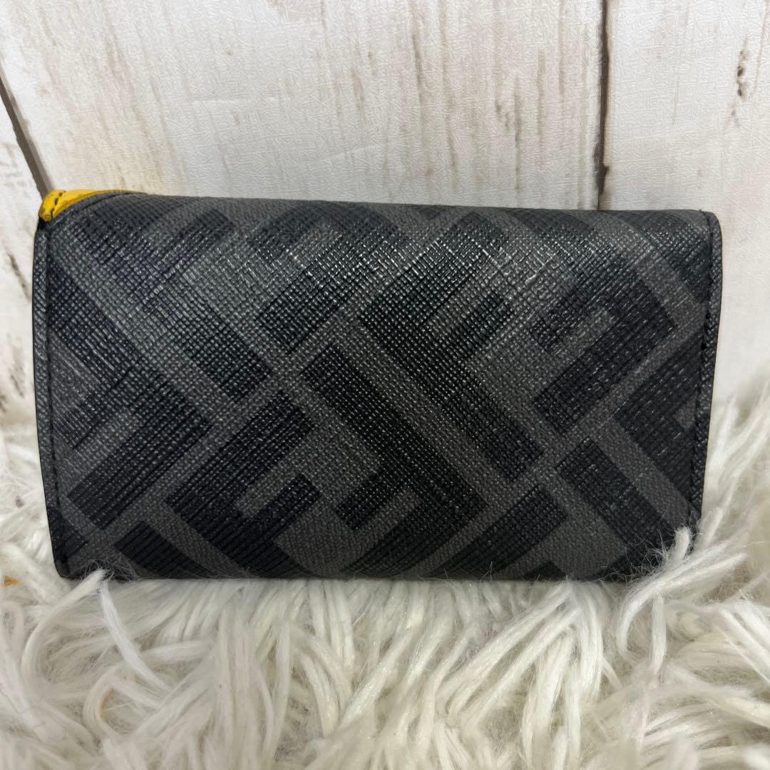 FENDI ズッカ　ズッキーノ　キーケース キーホルダー　PVC レザー　ロゴ