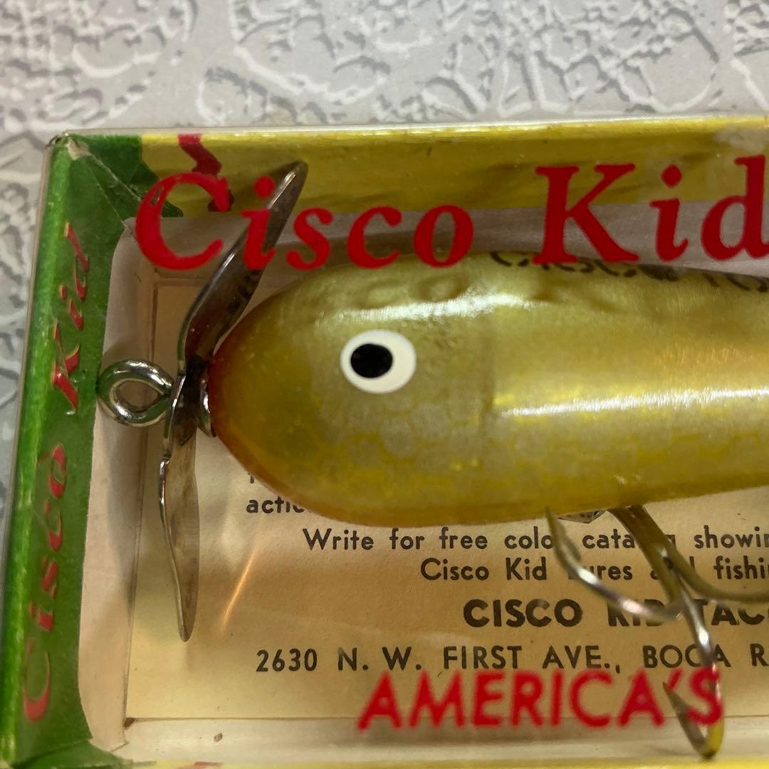 ヴィンテージルアーCisco Kid トップウォーター ゴールド