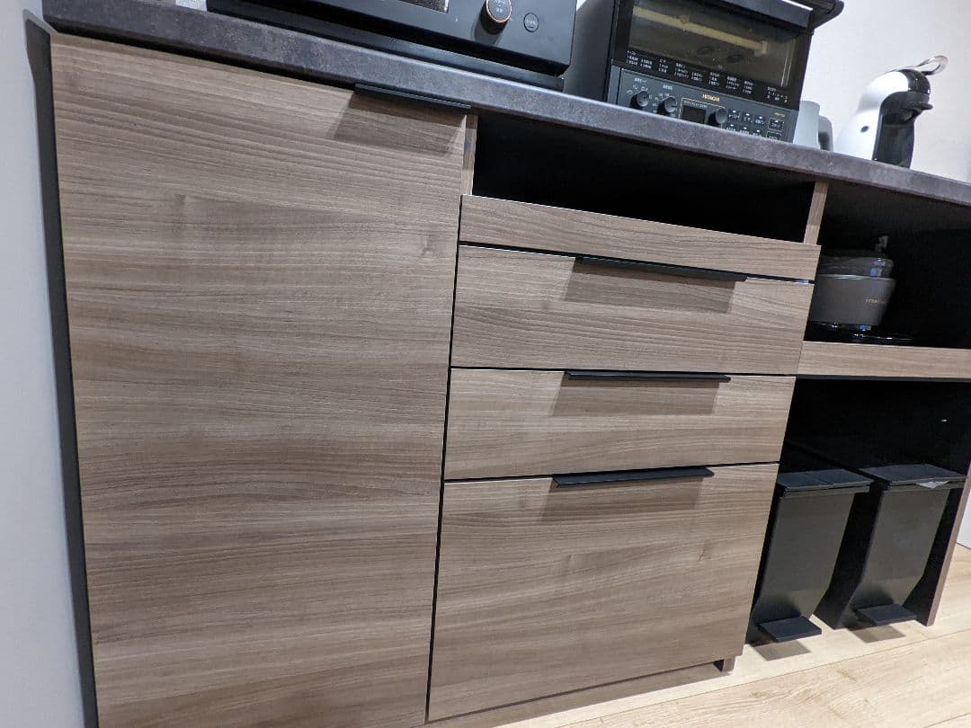 【7月迄】Pamouna キッチンキャビネット キッチンボードレンジボード食器棚