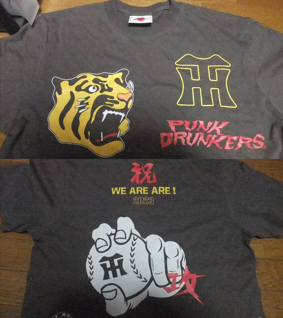 punkdrunkers XXL 阪神タイガース 未使用 Tシャツ 優勝 記念