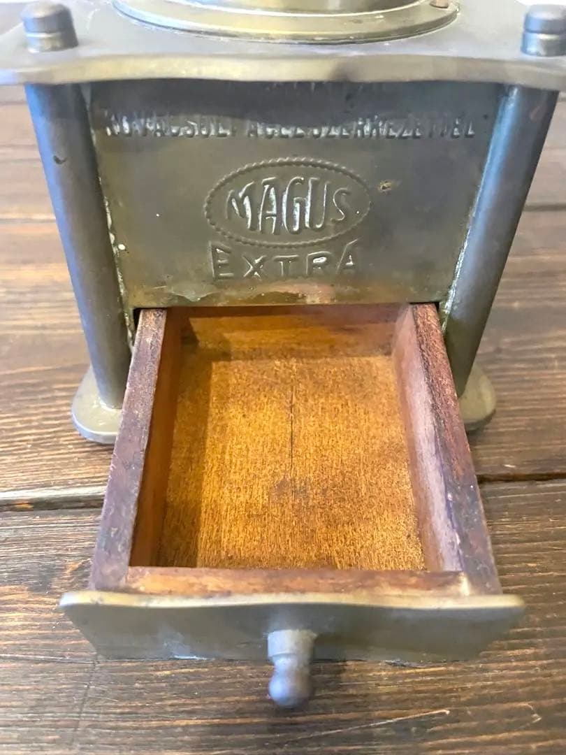 ヴィンテージ　magus extra コーヒーミル　アンティーク　真鍮