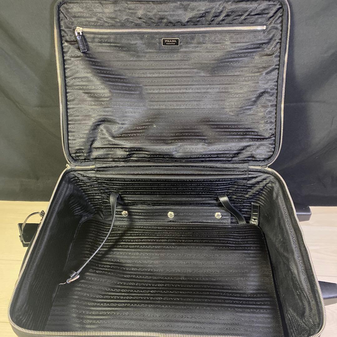 【本物保証】PRADA プラダ キャリーケース ナイロン 黒
