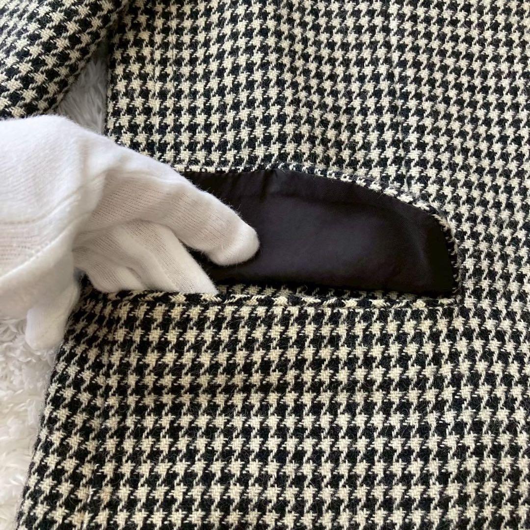 トリココムデギャルソン 千鳥格子柄 テーラード ジャケット