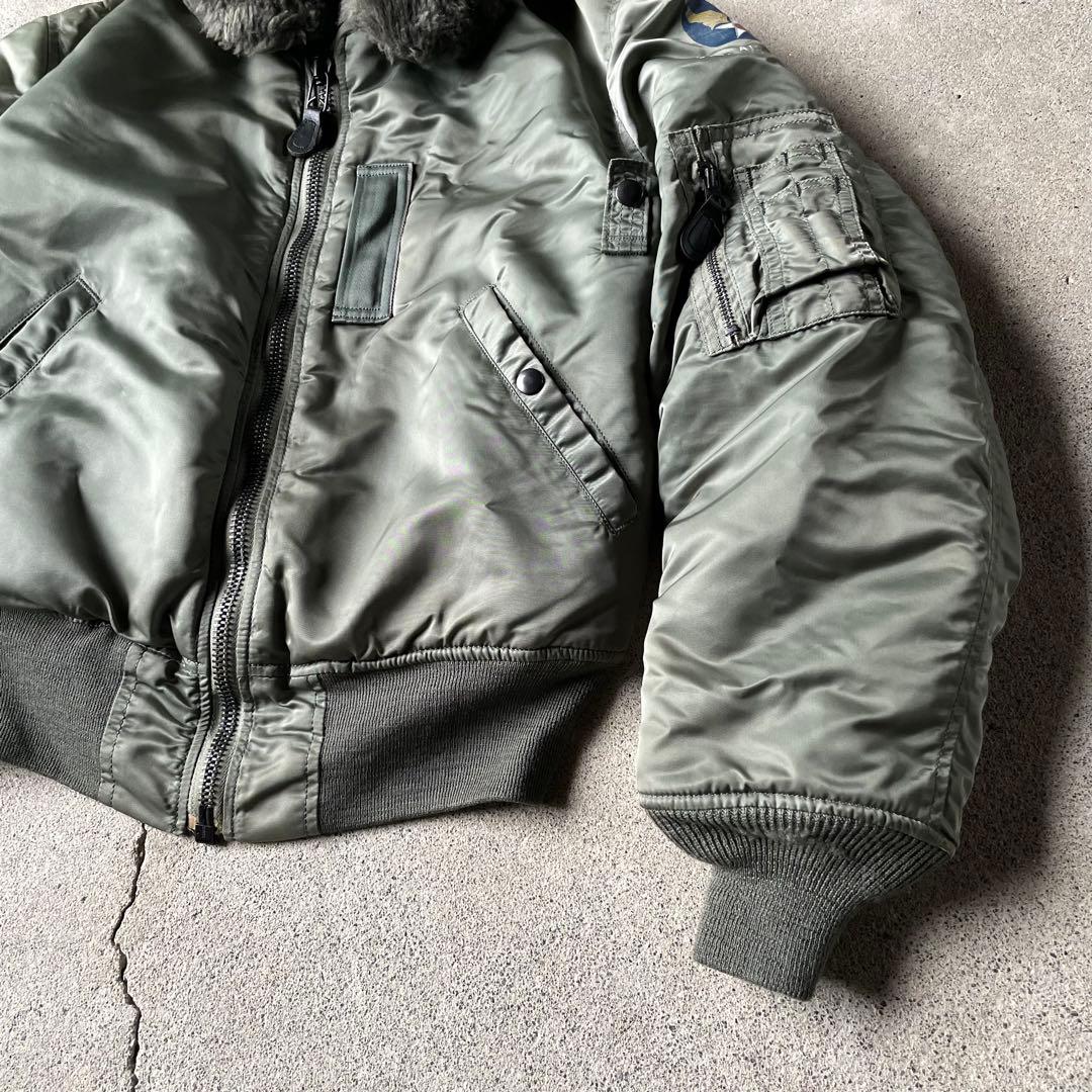 USA製 アルファ B-15D フライトジャケット 50s 復刻 36