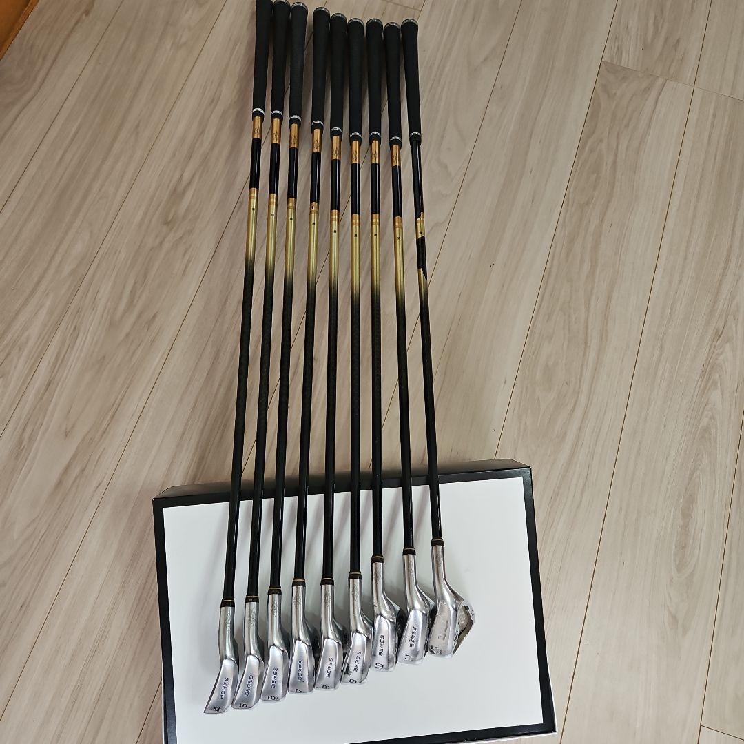 HONMA　BERES アイアンセット 9本 カーボンシャフト　MG701