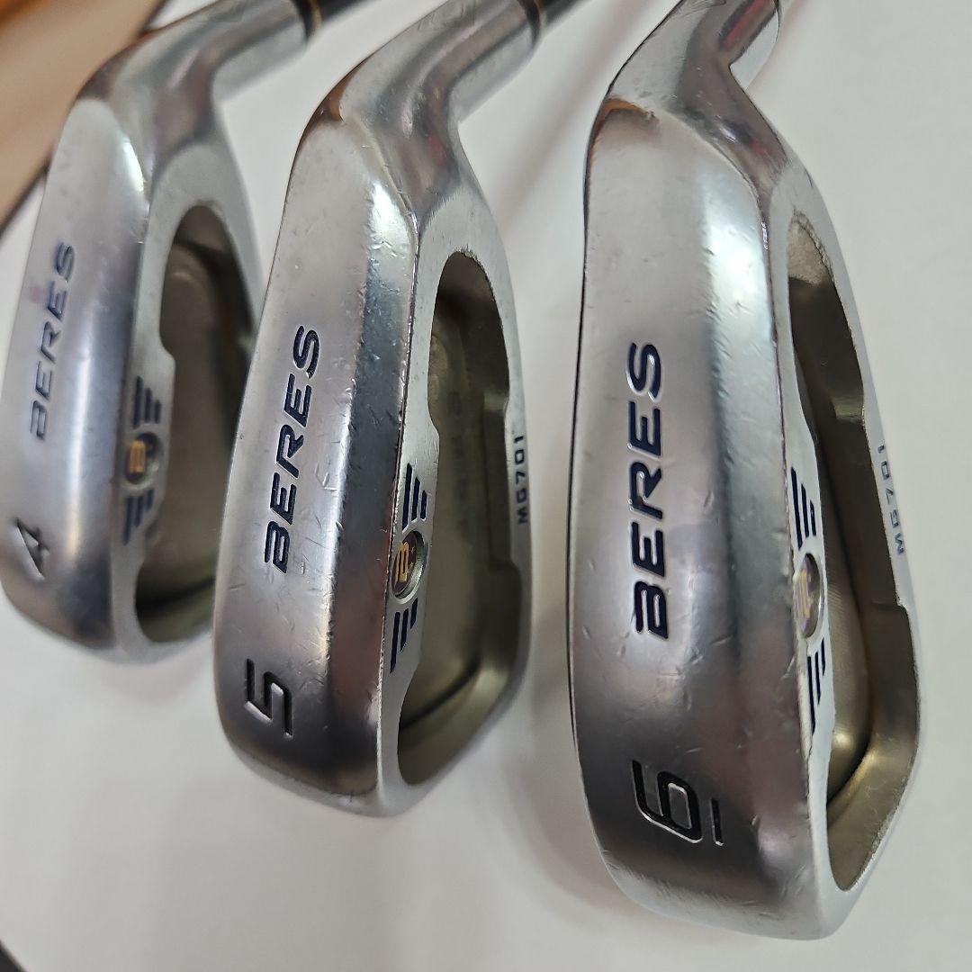 HONMA　BERES アイアンセット 9本 カーボンシャフト　MG701