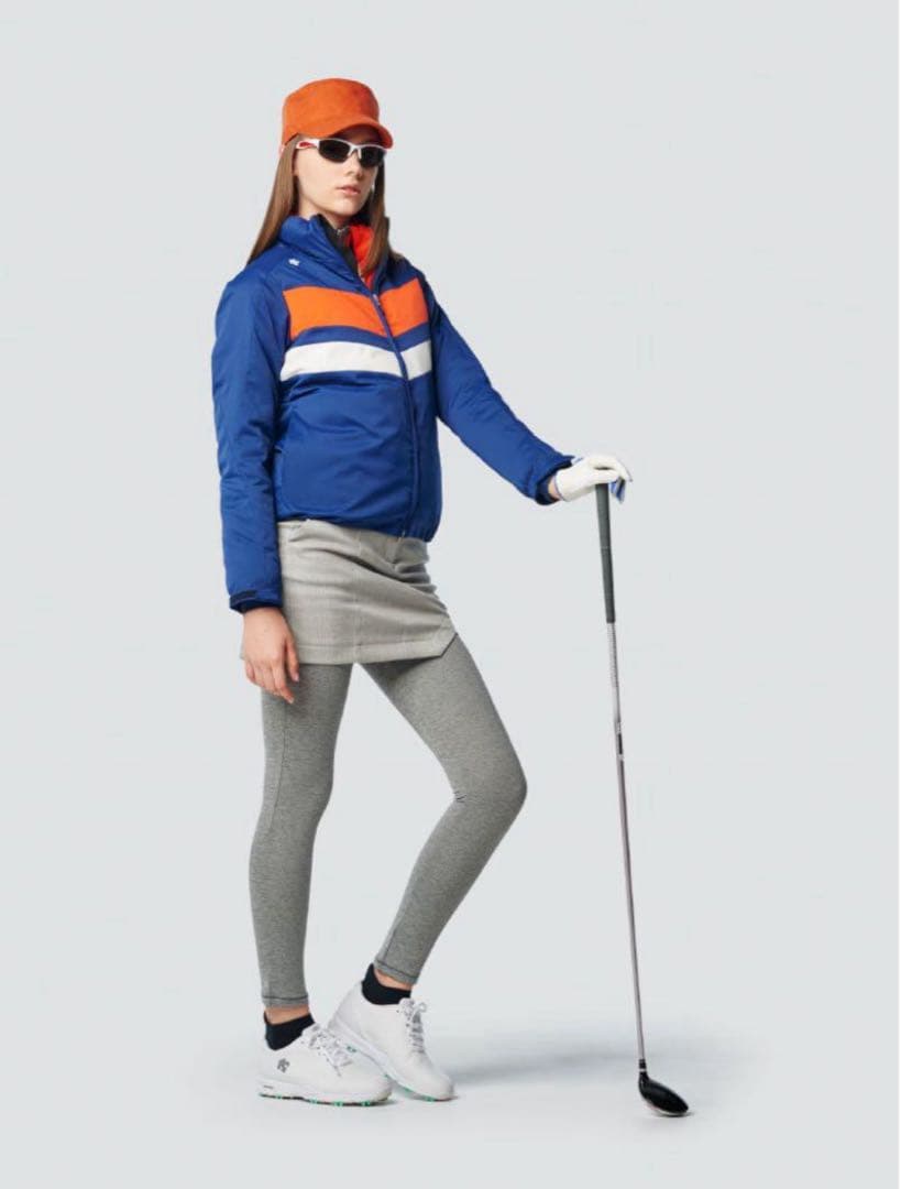 新品Ｍ デサントGOLF ベスト付き ダウン90% 定価　64,900円