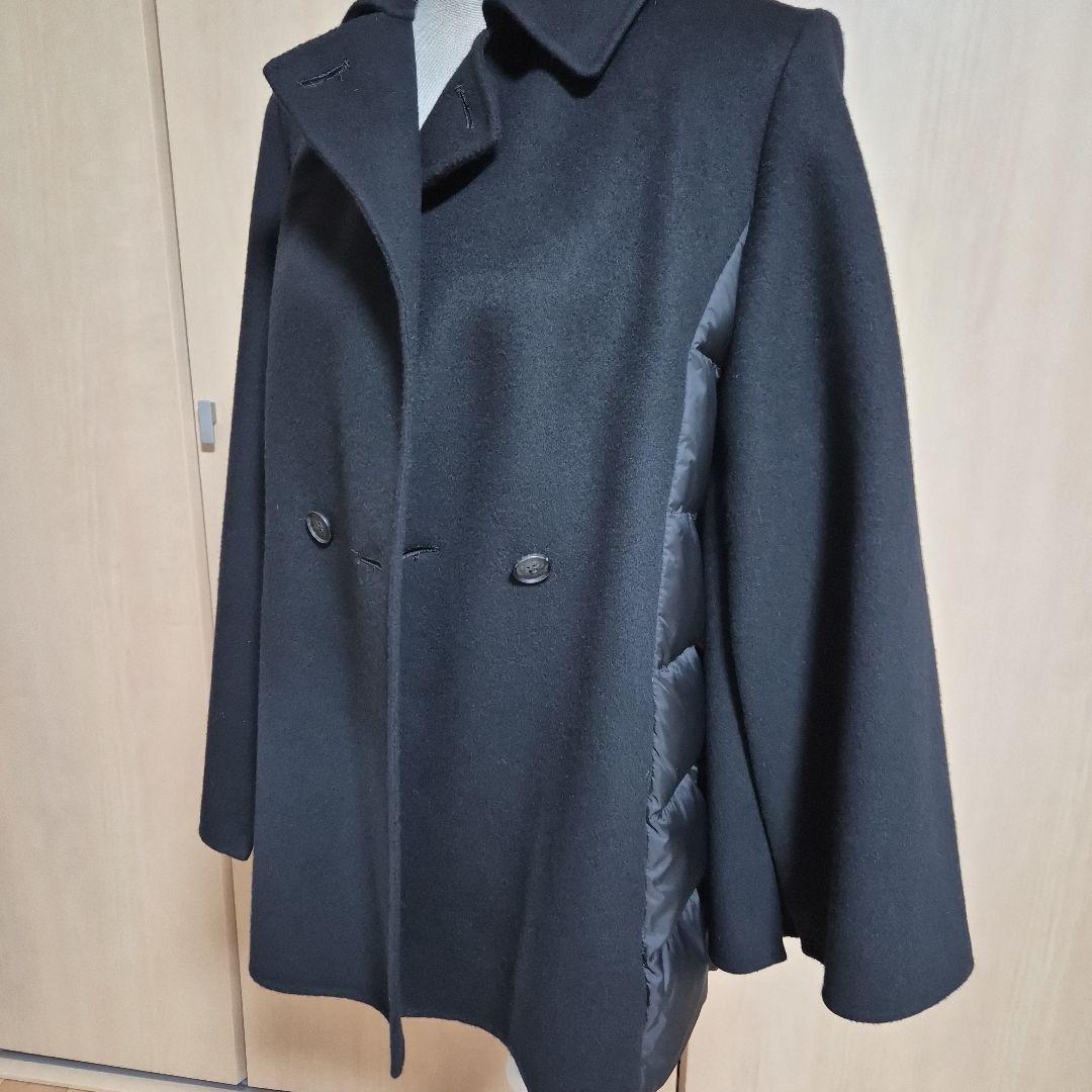 Wb ツーウェイ ダウンケープコート ダブルボタン M 未着用