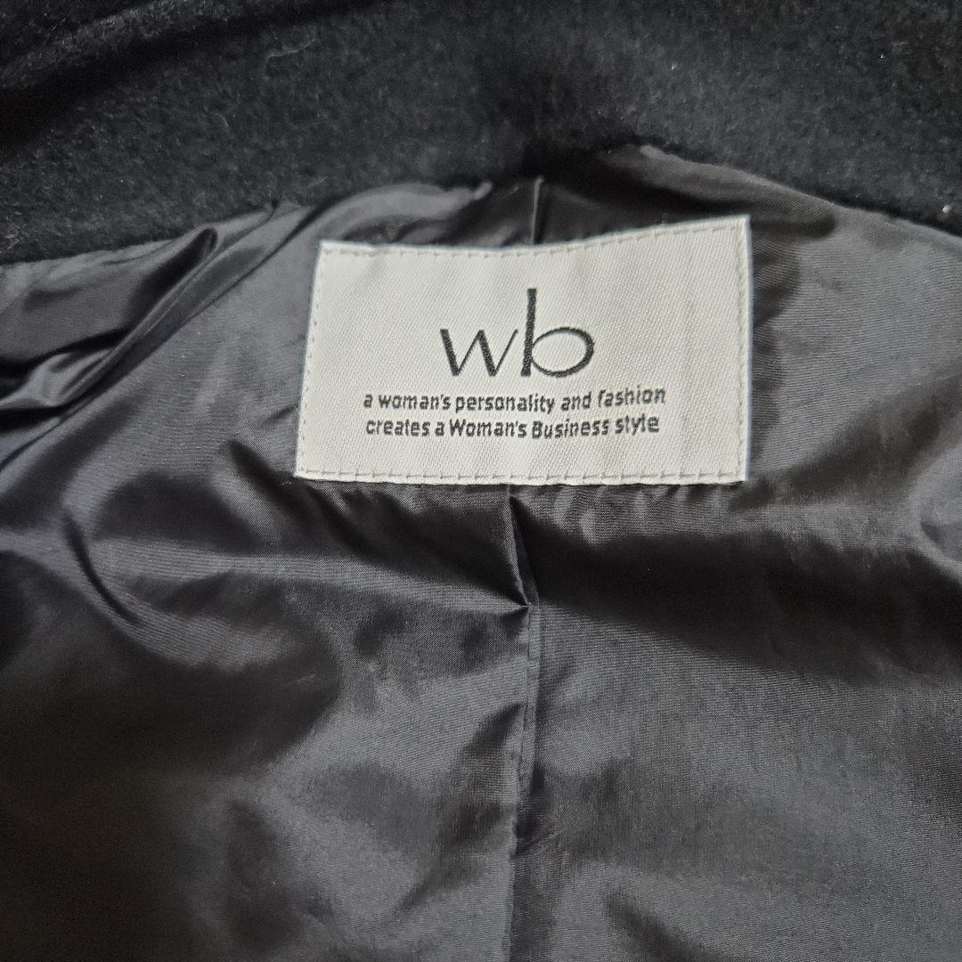 Wb ツーウェイ ダウンケープコート ダブルボタン M 未着用