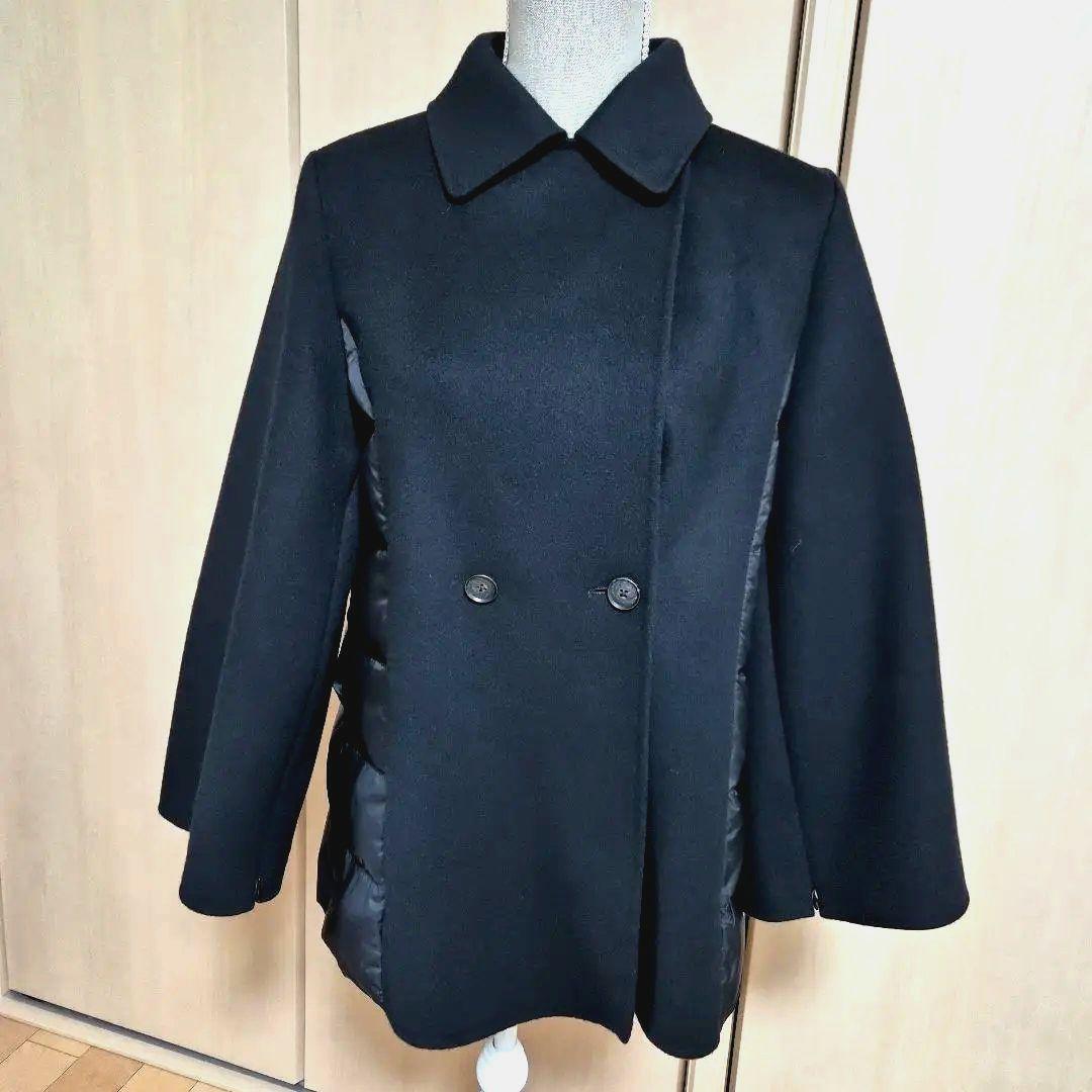 Wb ツーウェイ ダウンケープコート ダブルボタン M 未着用