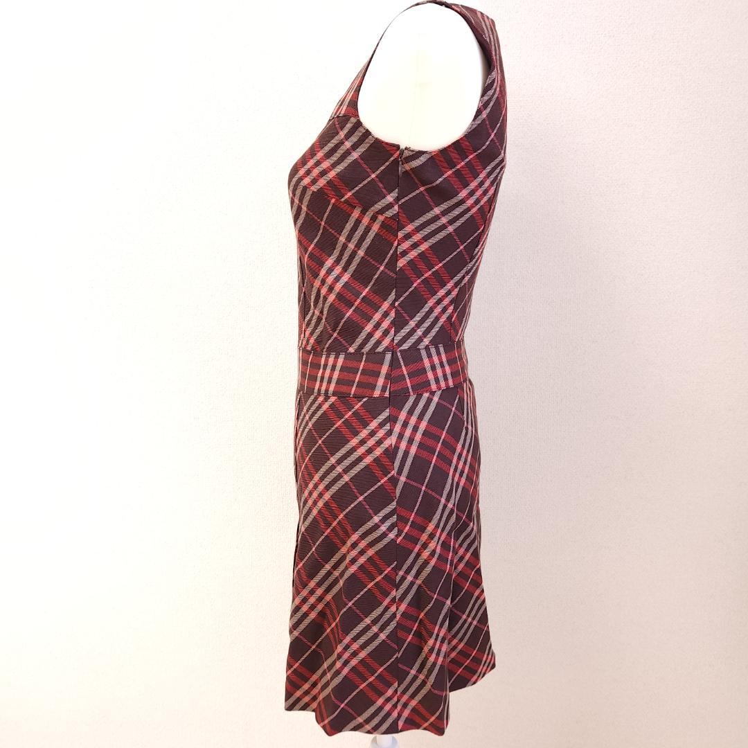 BURBERRY BLUE LABEL　ワンピース　ホースロゴ　チェック　36