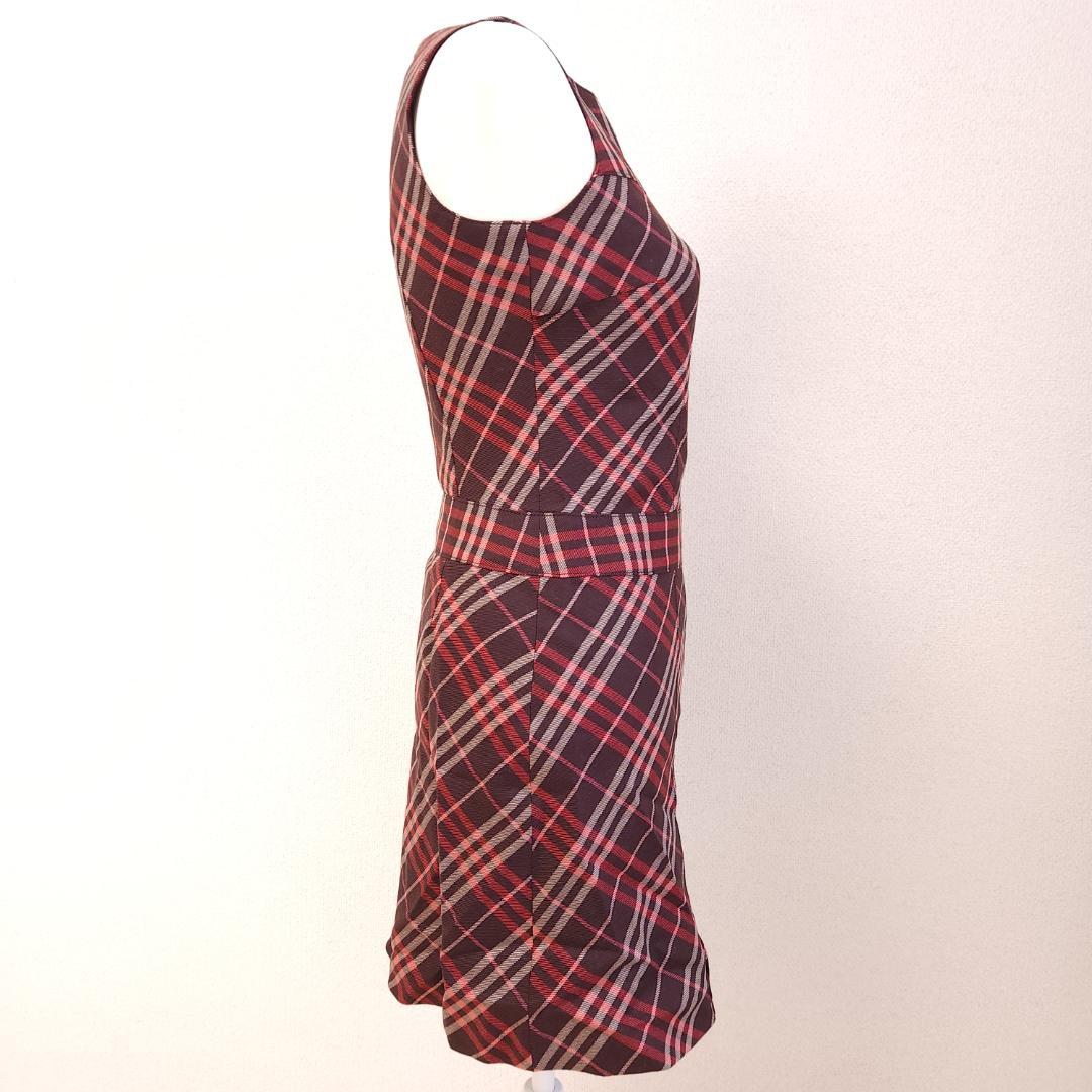 BURBERRY BLUE LABEL　ワンピース　ホースロゴ　チェック　36