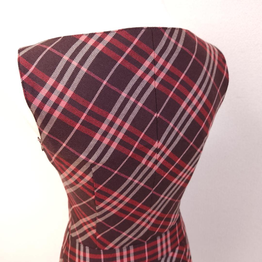 BURBERRY BLUE LABEL　ワンピース　ホースロゴ　チェック　36
